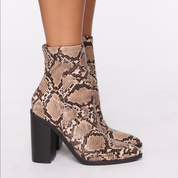 Snake Skin Booties - Picture 5 of 5